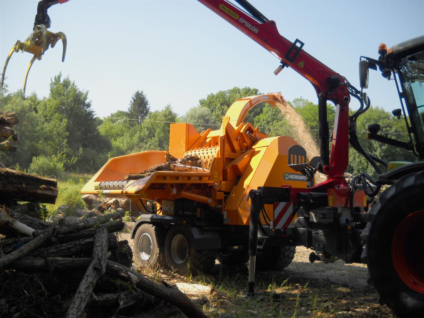 Déchiqueteuse à plaquettes Valormax Noremat Jenz 1